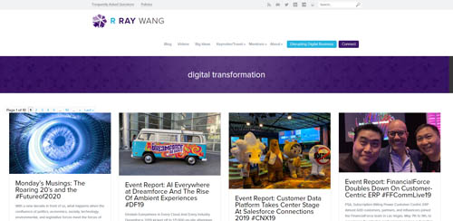 ray wang digital transformation