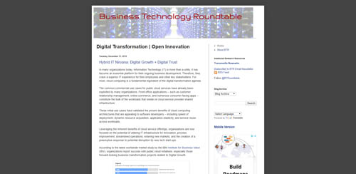 business technology roundtable